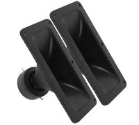 ABOOFAN Car and Event Stage Horn Tweeter 2Pcs Rectangular Audio Tweeter with PP Material for Enhanced Sound Clarity