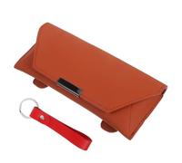 ABOOFAN Car Glasses Case Sunglasses Holder for Car Pu Leather Sun Visor Eyeglass Holder Multi-functional Storage Box for Glasses Sunglasses Storage