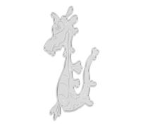ABOOFAN Carbon Steel Dragon Cutting Die DIY Craft Making Template for Scrapbooking Embossing with Manual Die Cutting Machines Handcraft Tool for Card Making and Album Decoration