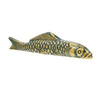 ABOOFAN Carp-shaped Carpet Iron Cast Paper for Chinese Paperweight Flatten Hold down Paper, Decorative Golden Carp Design and Drawing Suitable for Ceremony and Business Use