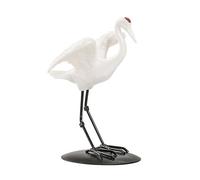 ABOOFAN Ceramic Crane Ornaments Lovely Desktop Ornament Home Decoration Desktop Landscape Adornment for Tabletop Display