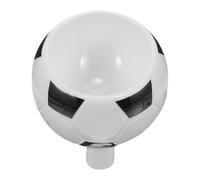 ABOOFAN Ceramic Football Pet Bowl Reusable Dog Bowl Wide Base Design Moderate Capacity Proper Height Decorative Cute Style for Puppy Drinking and Occasion