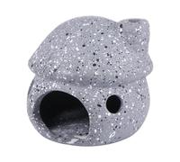 ABOOFAN Ceramic Mushroom Aquarium Decoration Shrimp and Fish Shelter with Natural Environment Feeling and Minimum Maintenance, Mushroom Type Hollow Habitat Suitable for Aquarium Fish Tank