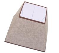ABOOFAN Coffee Linen Lamp Shade Replacement for Table Lamps Fabric and Metal Material Sturdy with Strong Stability for Offices and Creating a Warm Atmosphere