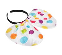 ABOOFAN Colorful Polka Dot Clown Hairband Comfortable Halloween Headband for Parties Festivals and Themed Events Fun Clown Costume Accessory for Women