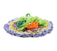 ABOOFAN Comfortable Snuffle Mat Rabbits Guinea Pigs Foraging Game Pad Plush Mat Small Animals Hamsters Interactive Feeding to Attract Attention and Get Rid of Boredom
