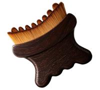 ABOOFAN Contour Face Brush with Soft Nylon Bristles and Curved Abs Handle, Includes Storage Case, Reduces Puffiness and Improves Glow, Face Firming Massage Tool for Daily Skincare Routine