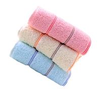 ABOOFAN Cotton Facecloth Thickened Towel 3Pcs 68X31Cm Soft Breathable Personal Use Home Face Washing Towels