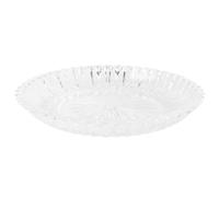 ABOOFAN Creative Acrylic Fruits Dried Fruit Tray Smooth Sanding Easy to Use Desktop Snacks Plate for Weddings and Decorative Use 30cm