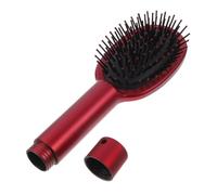 ABOOFAN Creative Diversion Hair Comb Storage Box Portable Hidden Organizer for Travel Women Plastic Safe Hairbrush Holder Red