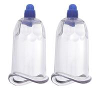 ABOOFAN Cupping Therapy Device for Relaxing Body Massage 2pcs Blue Plastic Portable Practical Vacuum Cupping Tool Suitable for Friends and Lovers