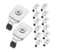 ABOOFAN Curtain Track End Stoppers and Iron Curtain Rail Stops 20pcs Replaceable for Stopper Accessories