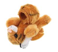 ABOOFAN Cute Plush Tiger Slap Bracelet Soft Jungle Animal Wristband for Birthday Parties Engaging Party Favor Fashion Accessory Fun Plush for Celebrations