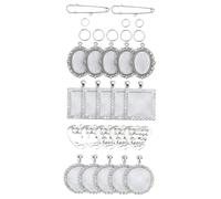 ABOOFAN DIY Graduation Tassel Memorial Photo Charm Bouquet Pin Brooch Making Kit with Rhinestone Tray for Wedding Keepsake and Craft Jewelry Accessories