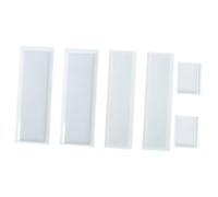 ABOOFAN DIY Silicone Epoxy Dominos Storage Box Mold Rectangular Trinket Box Casting Mold for Jewelry and Craft Supplies