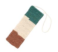 ABOOFAN Door Hanging Cat Scratching Mat with Natural Sisal Material and Flexible Placement, Indoor round Cat Nail Trimming Scratch Board Protecting Furniture with Tightly Woven Surface