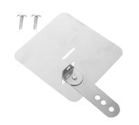 ABOOFAN Door Refrigerator Lock Kit Stainless Steel Fridge Catch Easy Install Fridge Lock Key