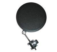 ABOOFAN Double-layer Iron Mesh Mic Filter Shield Black Windscreen Cover Protects Microphone from Saliva and Filters Hissing Sounds for Studio Recording