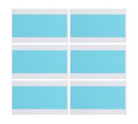 ABOOFAN Double Sided Hair Extension Tape PU Seamless Replacement Tape for Wigs 6 Sheets 72Pcs Strong Adhesive Strips for Professional Hair Extensions and DIY Styling