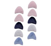 ABOOFAN Ears Charms Soft Artificial Fabric Material 10 Pcs for Headband Making Comfortable and Supple Hair Accessories for Boys and Girls and Holiday Crafting