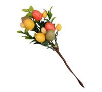 ABOOFAN Easter Decoration Artificial Easter Egg Stems Colored Egg Branch Pick for Flower Arrangements Table Craft Centerpiece Spring Decor 1pcs