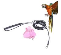 ABOOFAN Elastic Bird Harness for Parrots Lightweight Flying Rope Made of Elastic Rope That Doesn’t Hurt The Bird for Flying and Training Random Color