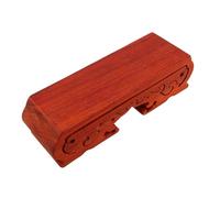 ABOOFAN Elegant Wooden Display Riser Stand for Teapot Vase Bonsai Pedestal with Detachable Design Rectangular Solid Wood Base for Stone Collection Table Ornament Secure and Easy Assembly