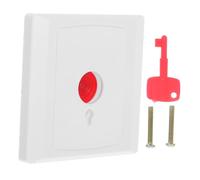 ABOOFAN Emergency Call Button for Seniors Manual Alarm Button with Key Reset Wall Mounted for Patients Swift Assistance Early Fire Warning