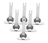 ABOOFAN Emergency Switch Key with Manual Reset Capability Iron Material 6pcs and Manual Reset Emergency Switch for Fire Alarm Button Suitable for Fire Fighting Safety and Public Spaces