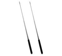 ABOOFAN Extendable Classroom Pointer Stainless Steel and Sponge Material 2pcs with Non Reflective Tip and Accurate Indication Telescoping Teaching Tool for Reading and Exhibition