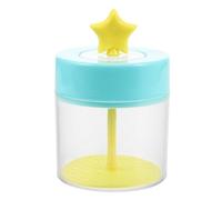 ABOOFAN Facial Foamer Cup and Shampoo Frother Plastic Bubble Maker with Automatic Rebound Small Size Blue Star for Body Wash and Face Cleanser Use