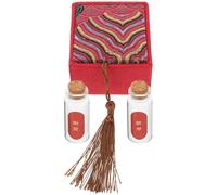 ABOOFAN Fetal Hair Keepsake Box with Glass Storage Bottle and Flannelette Lining for Preserving Hair and Umbilical Cord, for Christmas and Birthday