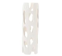 ABOOFAN Fish Tank Landscape Habitat Ceramic Aquarium Cave Shelters Entertainment Venues Reducing Stress and Aggression White Ceramic Aquarium Decoration for Home Decoration Suitable