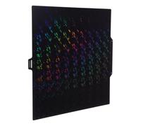 ABOOFAN Flexible Spring Steel Build Plate for 3d Printer, Double Sided Pvc Platform with Scratch Resistant and Stable Adhesion, Unique Star and Confetti Patterned Surface for Reliable