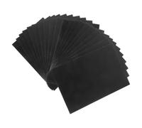 ABOOFAN Foam Board Sheets Smooth Texture and Clean Cutting Edge 11.9x7.9 Inch 20pcs Black Rectangle Lightweight Foam Sheets for Art Craft Modeling and Steam Education Signage Display