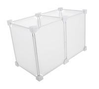 ABOOFAN Freezer Dividers Stair Storage Basket for Deep Freezer Plastic Food Storage Bins Organizer Divider Closet Bins for Pantry for Fridge Organizers