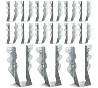 ABOOFAN Galvanizing Steel Joist Hangers Face Mount Hardware Silver 20pcs 2x6 Inch Tie Brackets Structural Stability with Universal Compatibility for Ceiling Trusses and Porch