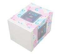 ABOOFAN Gender Reveal Balloon Box Shower Decoration for Boy Girl Paper Box Easy Assembly Fun and Vibrant Design for Memorable Celebrations
