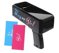ABOOFAN Gender Reveal Party Money Shooter Confetti Sprayer for Boy Girl Celebration Realistic Shower Prop Fun Surprise Accessory for Guests