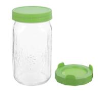 ABOOFAN Glass Sprout Jar Starter Kit with Mesh and Sealed Caps