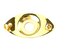 ABOOFAN Gold Recessed Electric Guitar Jack Plate GT20 Metal Output Socket Plate for Bass and Electric Guitar Accessory