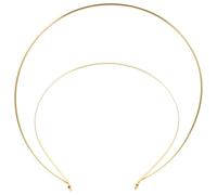 ABOOFAN Golden Iron Headband with Unique Design for Weddings and Birthdays, Secure Fit and Prevents Hair Damage, Stylish Metal Queen Crown Headpiece for Halloween Costume and Daily Wear