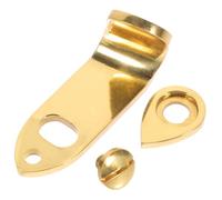 ABOOFAN Golden Metal Saxophone Thumb Rest with Firm and Stable Structure, Enhances Playing Experience for Saxophonists, Thumb Support Cushion for Alto Saxophone Use