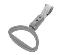 ABOOFAN Gray Half-round Bus Grab Handle Ring Replacement for Subway and Vehicle, Non-slip Assist Handle for Public Transport and Car Boarding Safety