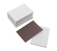 ABOOFAN Grinding Sponge Blocks Emery Sanding Pads Brown 10pcs 2000 Grits with Sturdy Texture and Tear-Resistant Material, Polishing Tool for Precise for Mobile Phones and Handicrafts