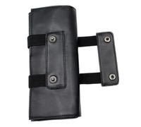 ABOOFAN Hairdresser Scissor Case PU Leather Black Practical Compact Pouch Lightweight Hair Styling Tools Storage for Barbers