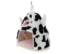 ABOOFAN Hamster Nest Cotton Bed Lightweight Warm Multi-layer Lovely Shape Pp Cotton Pet Cage Sleep House for Hamster and Rabbit