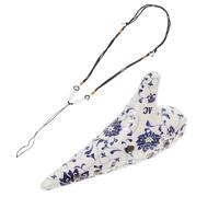 ABOOFAN Hand Painted 12-hole Ceramic Ocarina Wind Instrument for Beginners and Children, Easy to Play Berry-shaped Musical Instrument Set for Practice