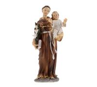 ABOOFAN Hand-painted Resin Jesus With Figurine Catholic Nativity Statue for Home Decor Baptism Church Spiritual Collectible Christian Ornament