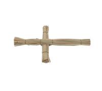 ABOOFAN Handwoven St Brigid S Straw Cross Home Decor Traditional Irish Blessing Cross for Entryway Tabletop Altar Rustic Farmhouse Wall Hanging with Authentic Heritage Craftsmanship
